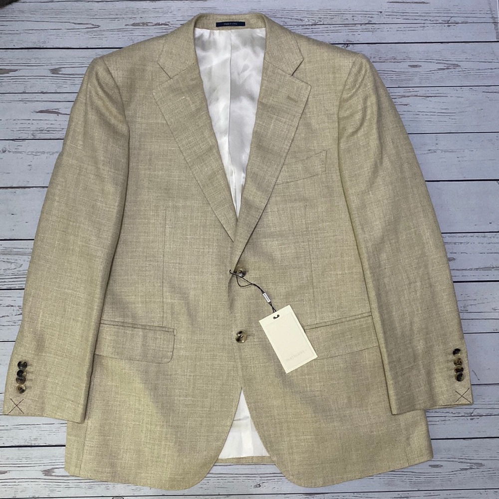 SuitSupply Lazio Light Brown Suit Jacket